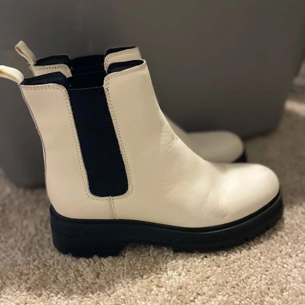 Mark Fisher Pirro Chelsea Lug Sole Chunky Boots Womens Size 7.5